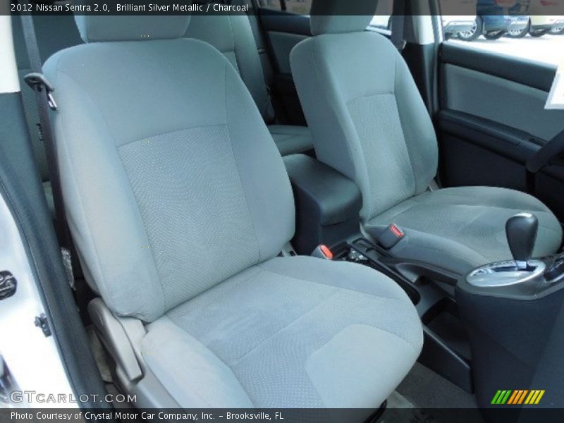Brilliant Silver Metallic / Charcoal 2012 Nissan Sentra 2.0