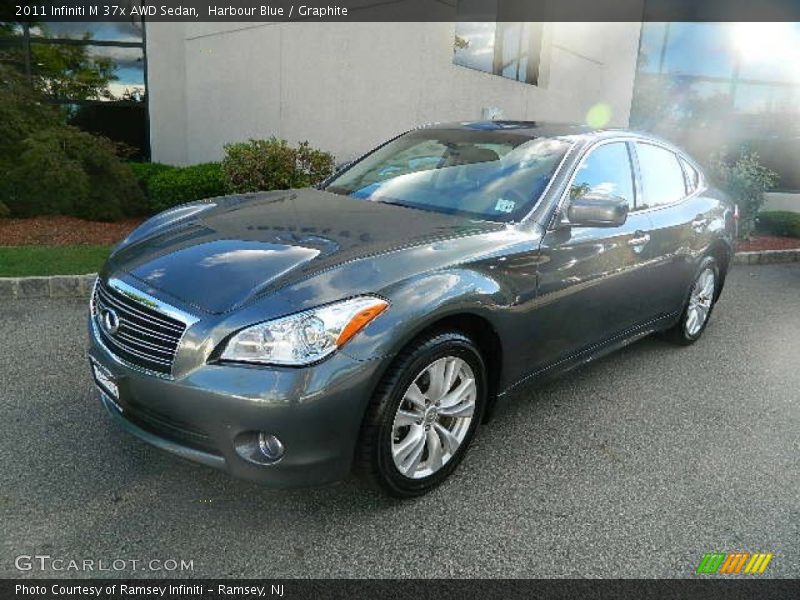 Harbour Blue / Graphite 2011 Infiniti M 37x AWD Sedan