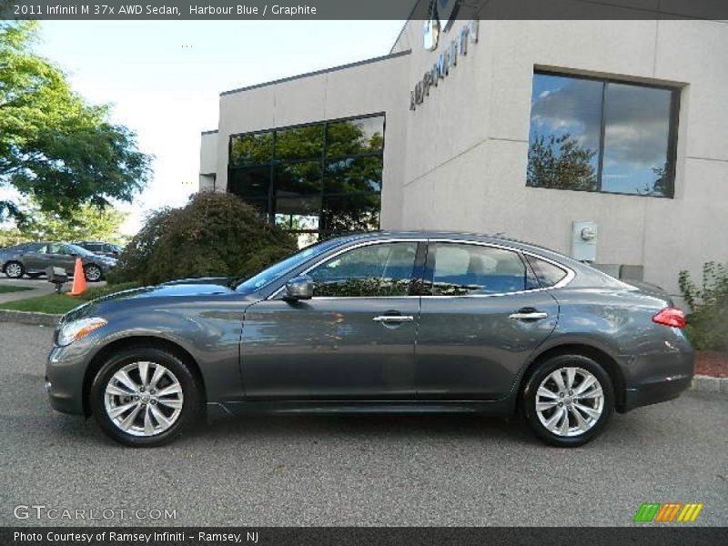 Harbour Blue / Graphite 2011 Infiniti M 37x AWD Sedan