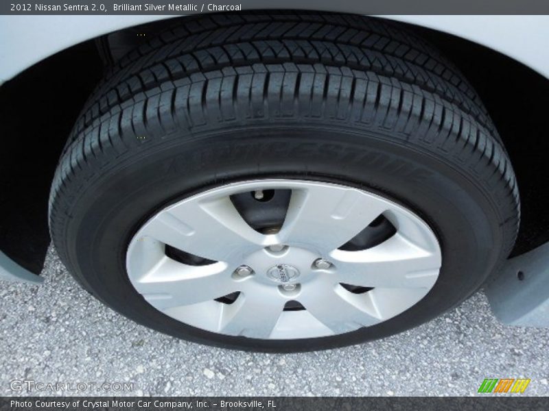 Brilliant Silver Metallic / Charcoal 2012 Nissan Sentra 2.0