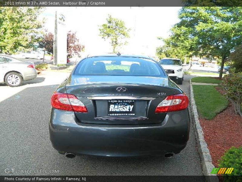 Harbour Blue / Graphite 2011 Infiniti M 37x AWD Sedan
