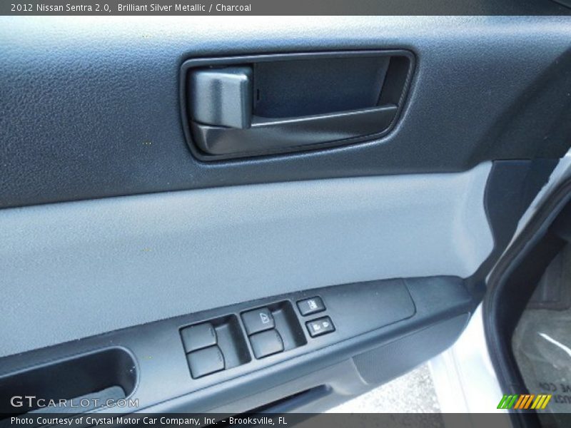 Brilliant Silver Metallic / Charcoal 2012 Nissan Sentra 2.0