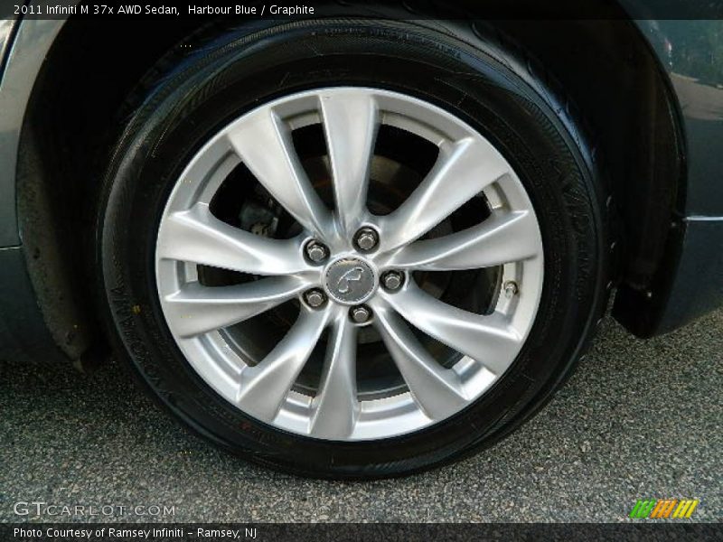 Harbour Blue / Graphite 2011 Infiniti M 37x AWD Sedan