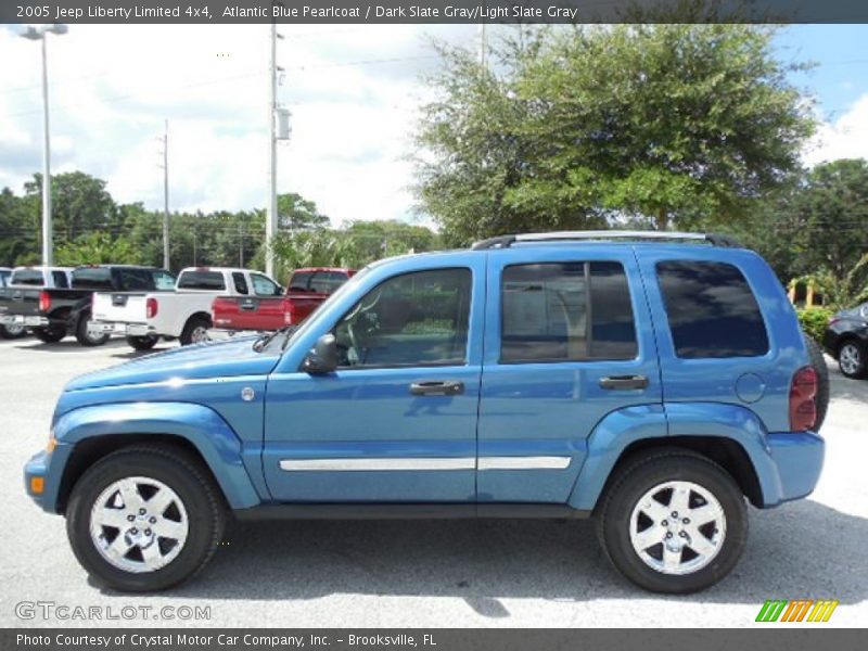 Atlantic Blue Pearlcoat / Dark Slate Gray/Light Slate Gray 2005 Jeep Liberty Limited 4x4