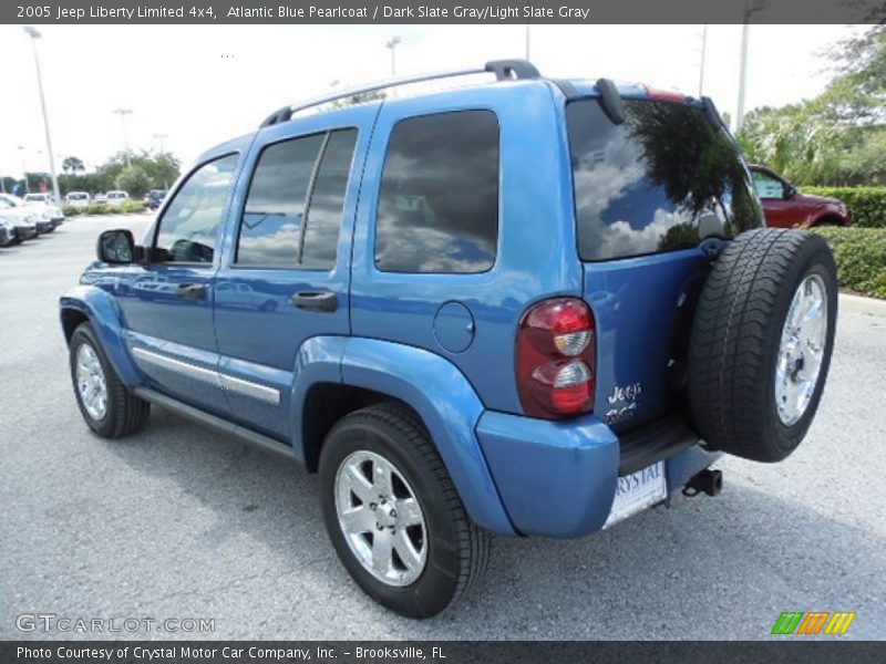 Atlantic Blue Pearlcoat / Dark Slate Gray/Light Slate Gray 2005 Jeep Liberty Limited 4x4