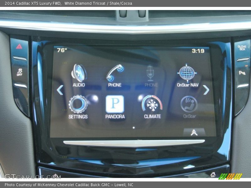 White Diamond Tricoat / Shale/Cocoa 2014 Cadillac XTS Luxury FWD