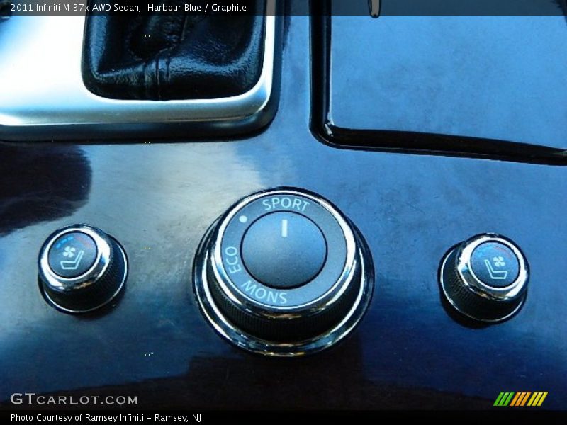 Harbour Blue / Graphite 2011 Infiniti M 37x AWD Sedan