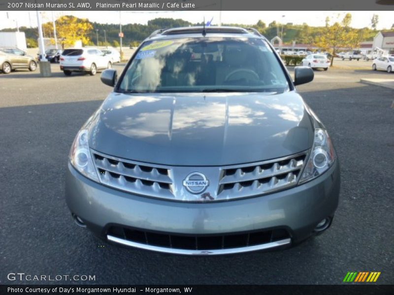 Platinum Pearl Matallic / Cafe Latte 2007 Nissan Murano SL AWD