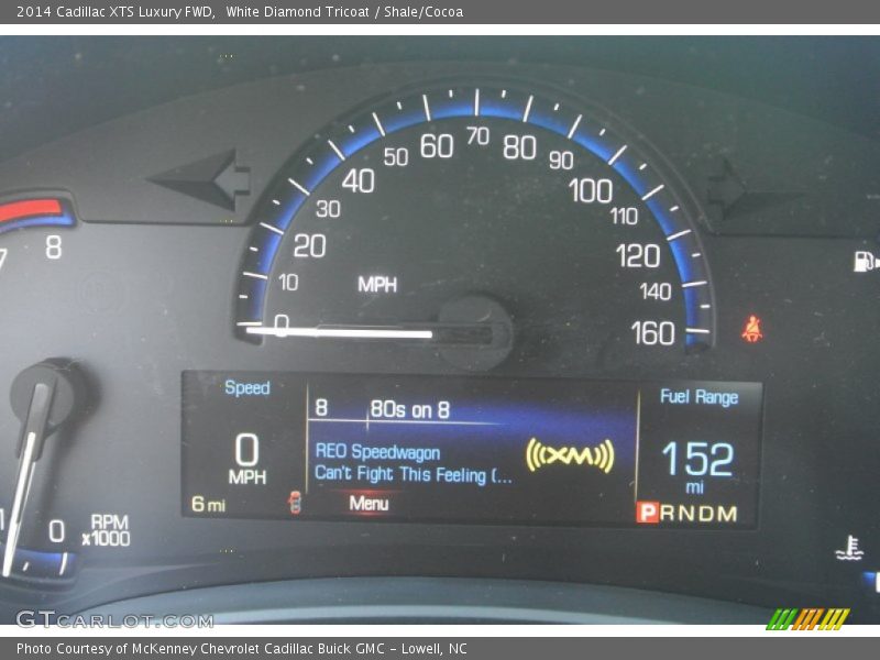 White Diamond Tricoat / Shale/Cocoa 2014 Cadillac XTS Luxury FWD