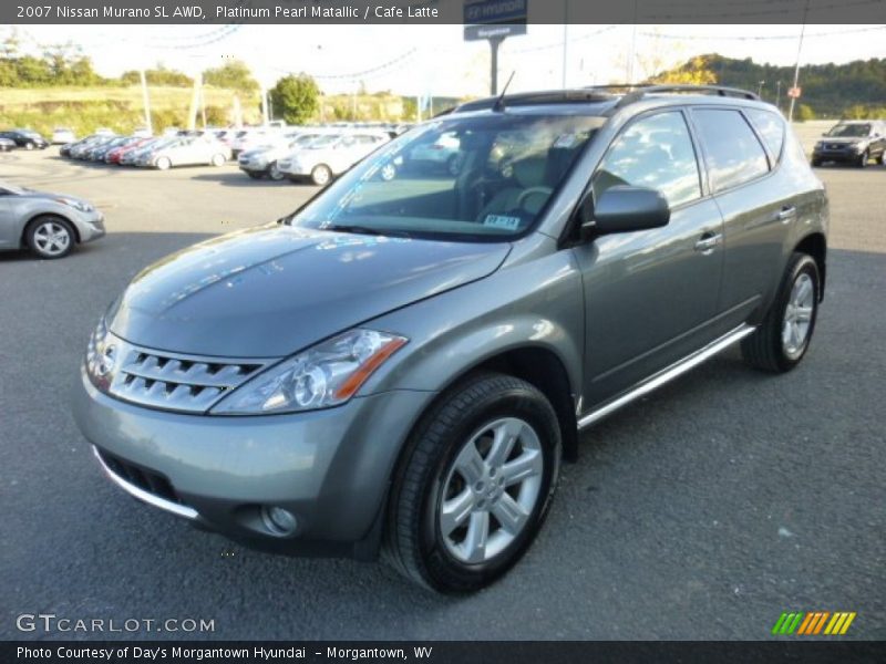 Platinum Pearl Matallic / Cafe Latte 2007 Nissan Murano SL AWD