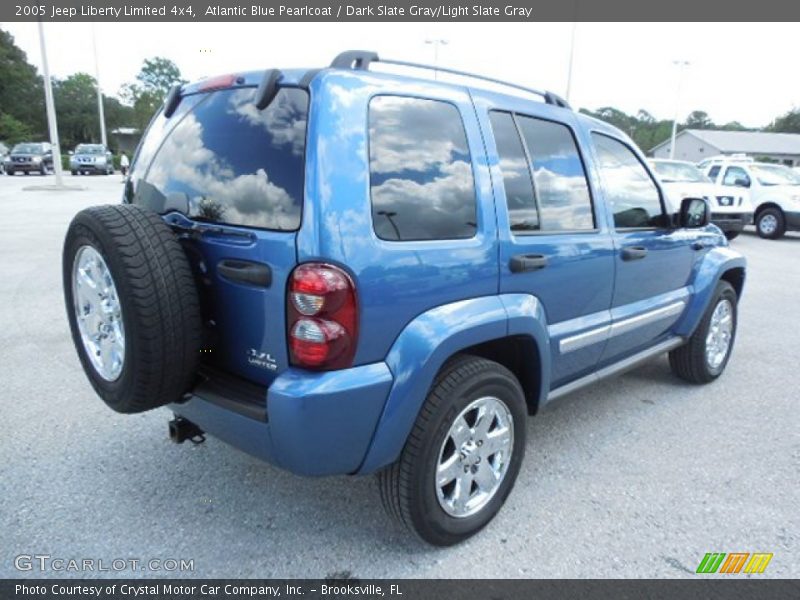 Atlantic Blue Pearlcoat / Dark Slate Gray/Light Slate Gray 2005 Jeep Liberty Limited 4x4