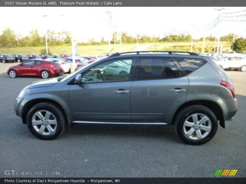 Platinum Pearl Matallic / Cafe Latte 2007 Nissan Murano SL AWD