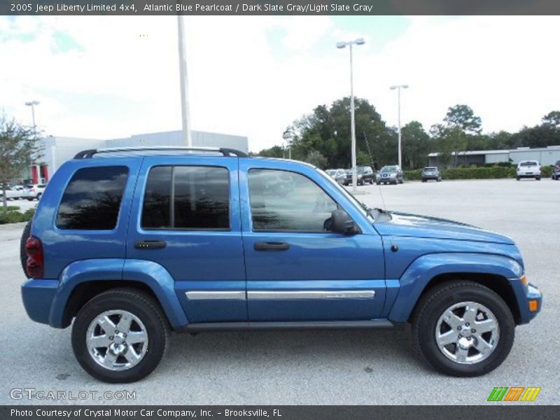 Atlantic Blue Pearlcoat / Dark Slate Gray/Light Slate Gray 2005 Jeep Liberty Limited 4x4