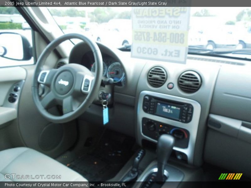 Atlantic Blue Pearlcoat / Dark Slate Gray/Light Slate Gray 2005 Jeep Liberty Limited 4x4