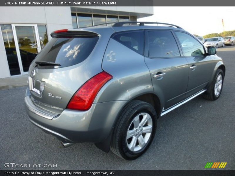 Platinum Pearl Matallic / Cafe Latte 2007 Nissan Murano SL AWD