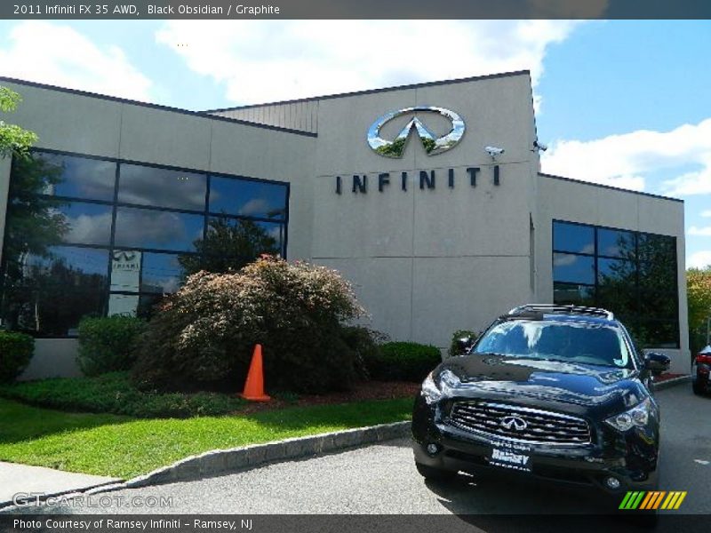 Black Obsidian / Graphite 2011 Infiniti FX 35 AWD