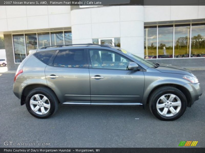 Platinum Pearl Matallic / Cafe Latte 2007 Nissan Murano SL AWD