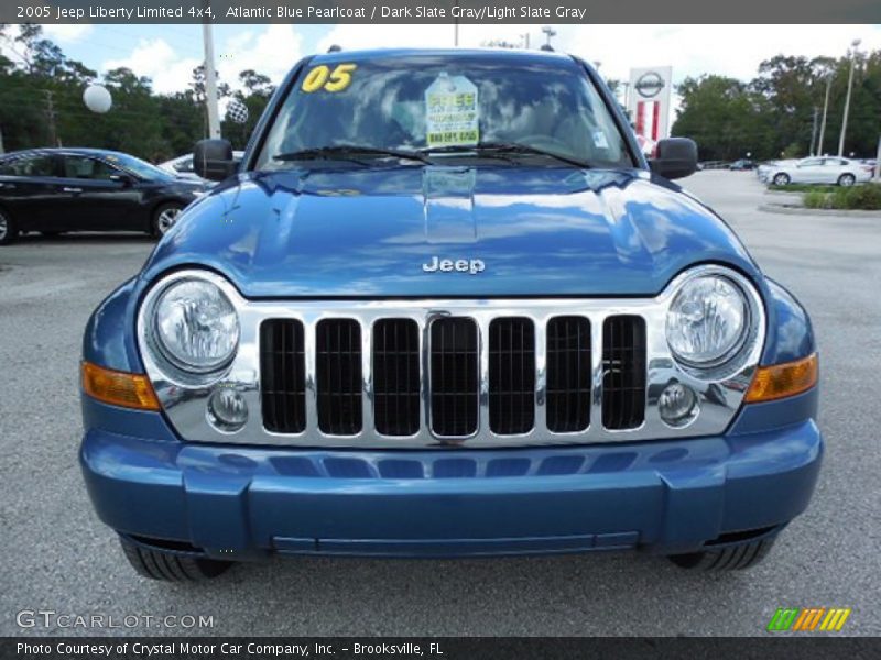 Atlantic Blue Pearlcoat / Dark Slate Gray/Light Slate Gray 2005 Jeep Liberty Limited 4x4