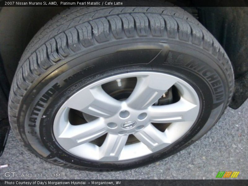 Platinum Pearl Matallic / Cafe Latte 2007 Nissan Murano SL AWD