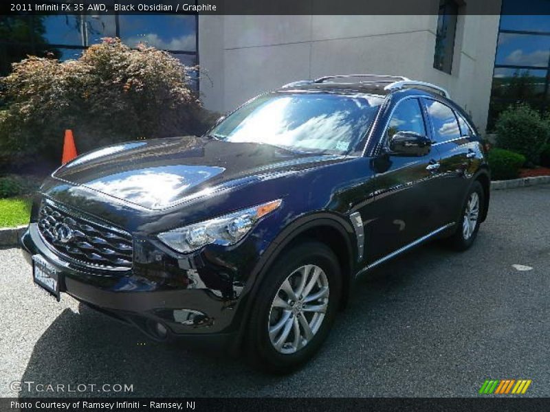 Black Obsidian / Graphite 2011 Infiniti FX 35 AWD