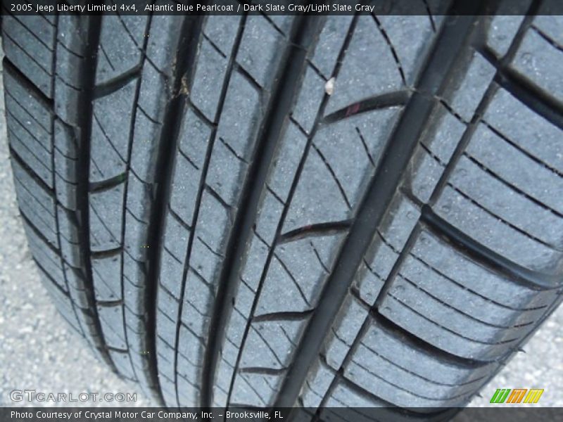 Atlantic Blue Pearlcoat / Dark Slate Gray/Light Slate Gray 2005 Jeep Liberty Limited 4x4