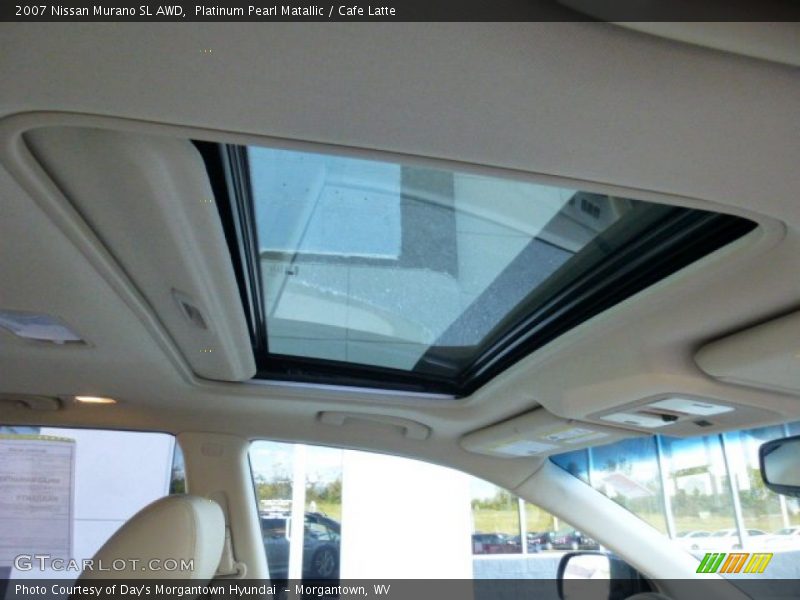Platinum Pearl Matallic / Cafe Latte 2007 Nissan Murano SL AWD