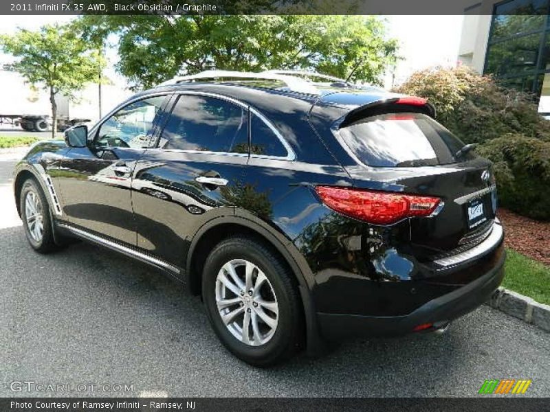 Black Obsidian / Graphite 2011 Infiniti FX 35 AWD