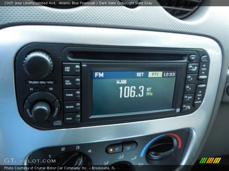Atlantic Blue Pearlcoat / Dark Slate Gray/Light Slate Gray 2005 Jeep Liberty Limited 4x4