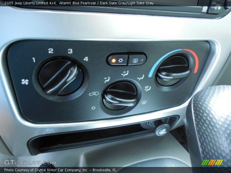 Atlantic Blue Pearlcoat / Dark Slate Gray/Light Slate Gray 2005 Jeep Liberty Limited 4x4