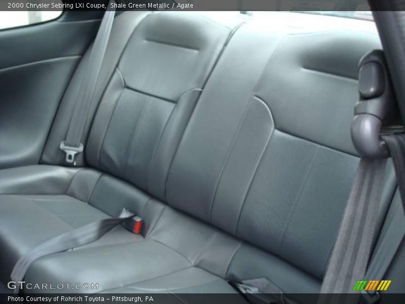 Shale Green Metallic / Agate 2000 Chrysler Sebring LXi Coupe