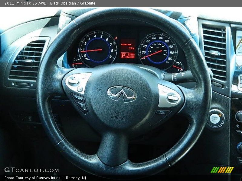 Black Obsidian / Graphite 2011 Infiniti FX 35 AWD