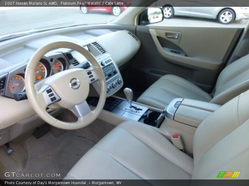 Platinum Pearl Matallic / Cafe Latte 2007 Nissan Murano SL AWD