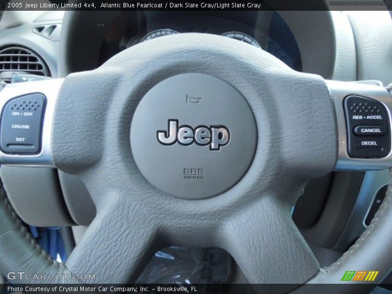 Atlantic Blue Pearlcoat / Dark Slate Gray/Light Slate Gray 2005 Jeep Liberty Limited 4x4