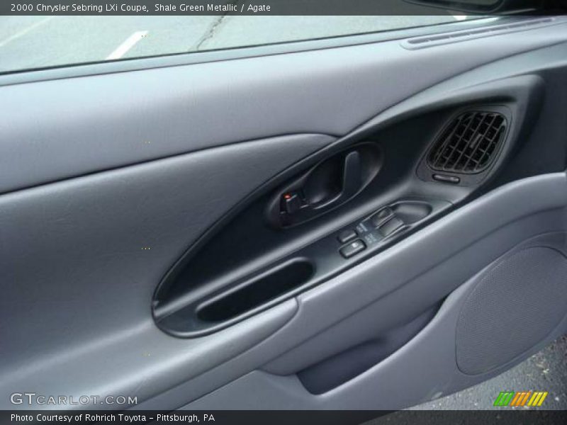 Shale Green Metallic / Agate 2000 Chrysler Sebring LXi Coupe
