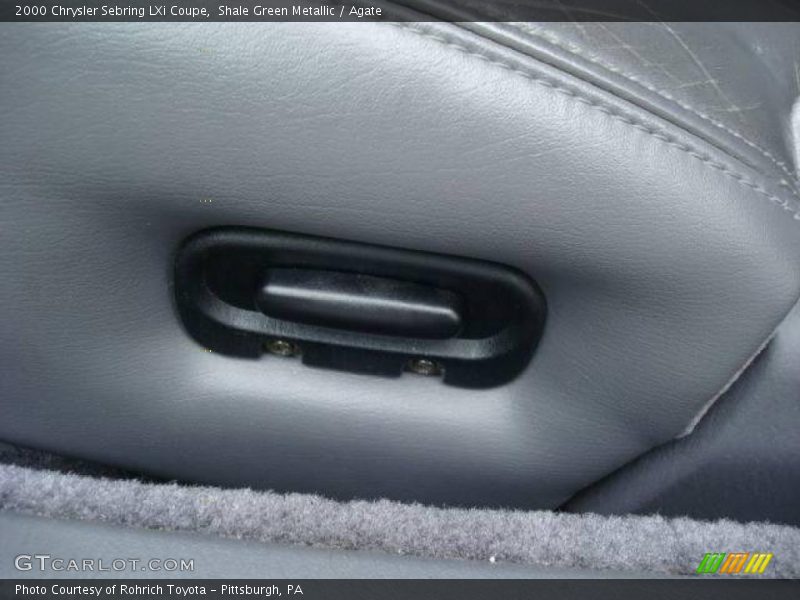 Shale Green Metallic / Agate 2000 Chrysler Sebring LXi Coupe