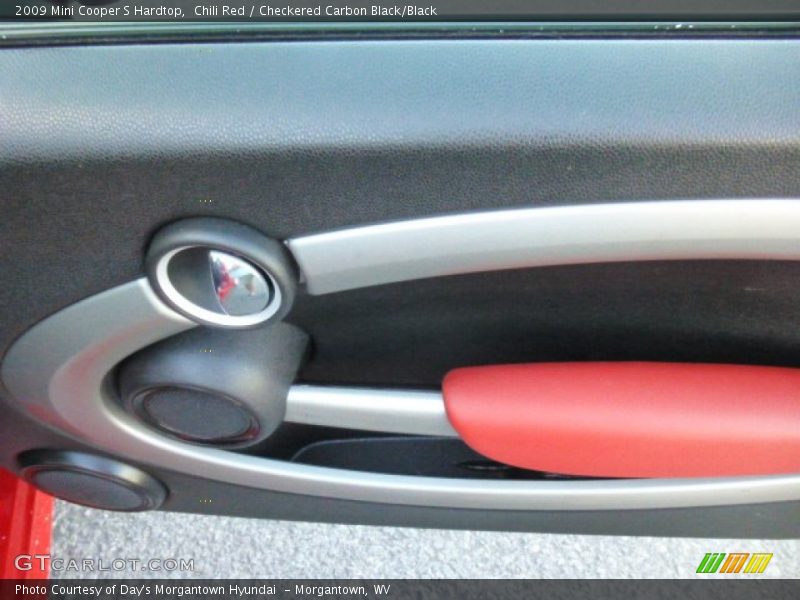 Chili Red / Checkered Carbon Black/Black 2009 Mini Cooper S Hardtop