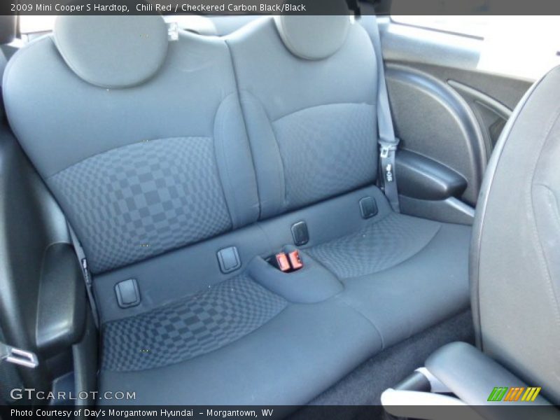 Chili Red / Checkered Carbon Black/Black 2009 Mini Cooper S Hardtop