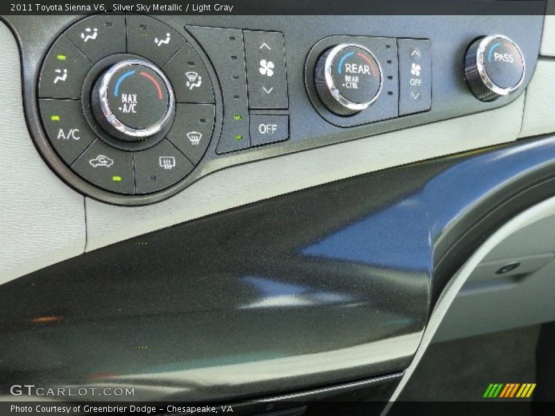 Silver Sky Metallic / Light Gray 2011 Toyota Sienna V6