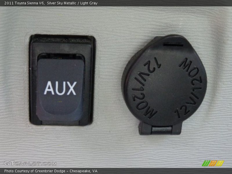 Silver Sky Metallic / Light Gray 2011 Toyota Sienna V6