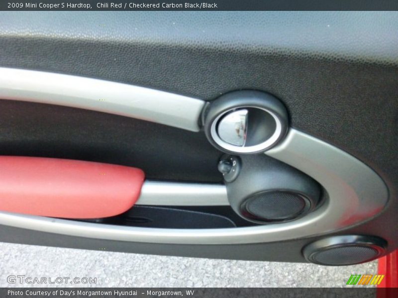 Chili Red / Checkered Carbon Black/Black 2009 Mini Cooper S Hardtop