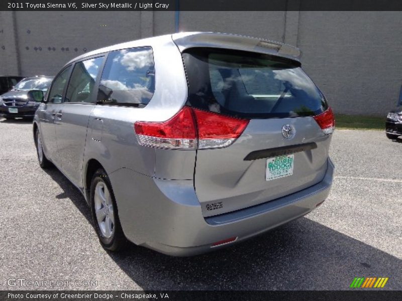Silver Sky Metallic / Light Gray 2011 Toyota Sienna V6