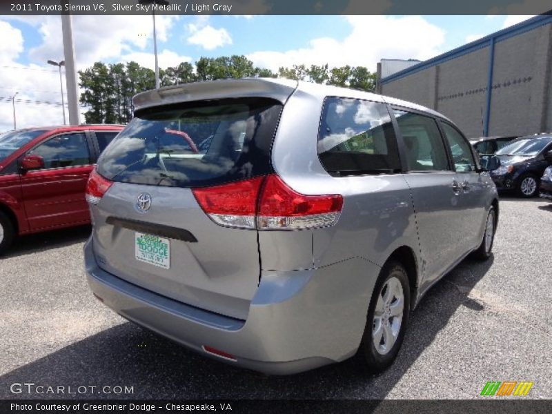Silver Sky Metallic / Light Gray 2011 Toyota Sienna V6