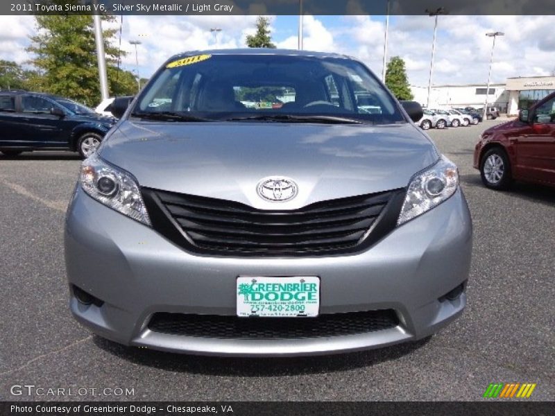 Silver Sky Metallic / Light Gray 2011 Toyota Sienna V6