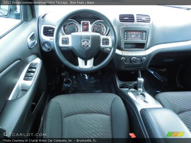 Blue Pearl / Black 2012 Dodge Journey American Value Package