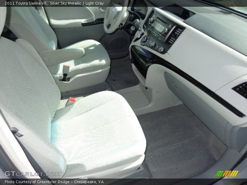 Silver Sky Metallic / Light Gray 2011 Toyota Sienna V6