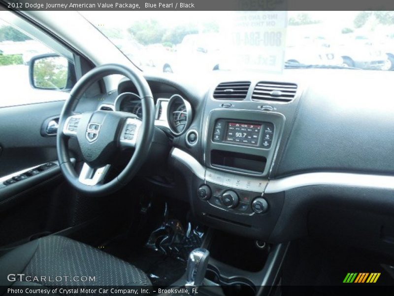 Blue Pearl / Black 2012 Dodge Journey American Value Package