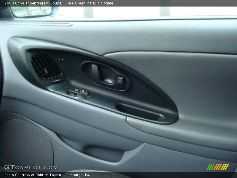 Shale Green Metallic / Agate 2000 Chrysler Sebring LXi Coupe