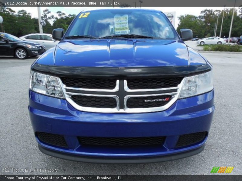 Blue Pearl / Black 2012 Dodge Journey American Value Package