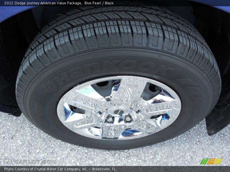 Blue Pearl / Black 2012 Dodge Journey American Value Package