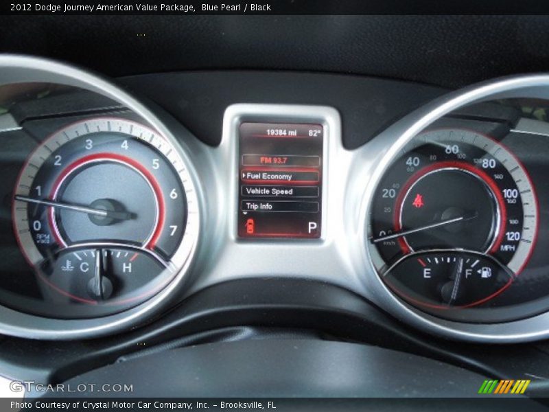 Blue Pearl / Black 2012 Dodge Journey American Value Package